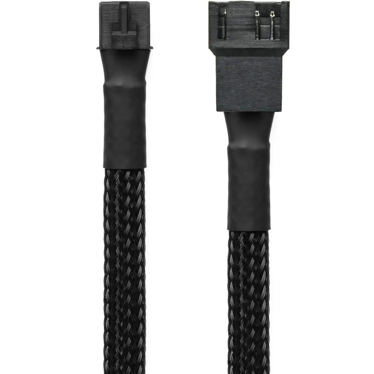 Vszerda Vszerda 4-Pin PWM GPU Fan Adapter Cable 15 cm Black Sleeved E.VGA RTX 3000 Series — product photo