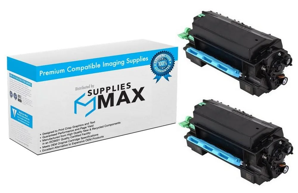 SuppliesMax SuppliesMax SAV418446_2PK Black Toner Cartridge 2-Pack 14000 Pages — product photo