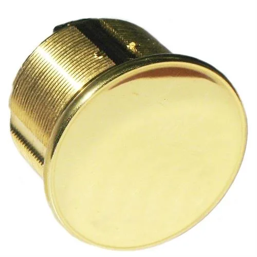 Kaba Group Kaba Group 7180DC-03 door lock 1-1/8" dummy mortise cylinder polished brass — product photo