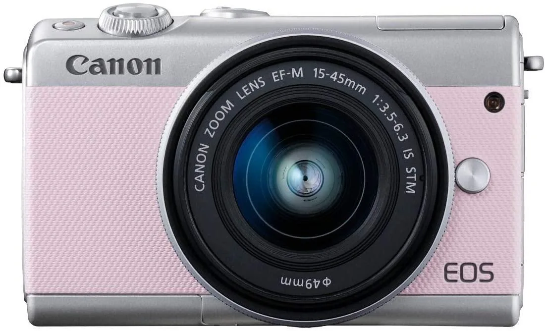 Canon Canon EOS M100 24.2MP Camera Kit 15-45mm Pink — product photo