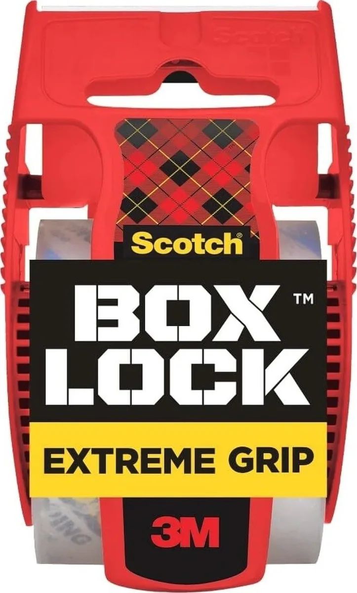  Scotch 195L Box Lock Packing Tape 1.5 in x 1000 in 1 Roll — product photo