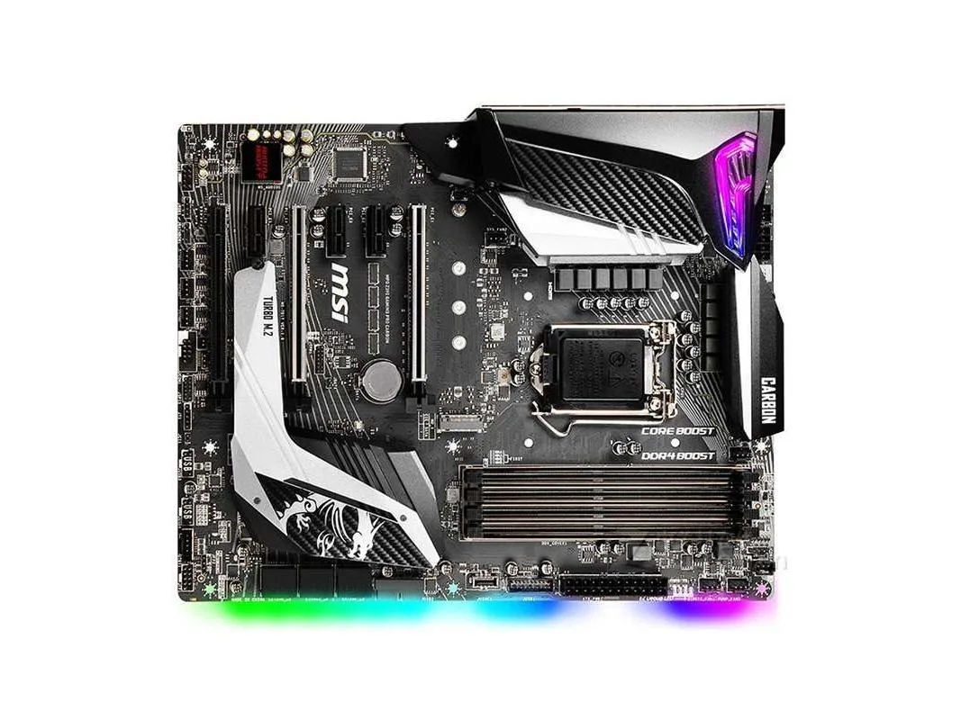MSI MSI MPG Z390 GAMING PRO CARBON Intel motherboard DDR4 128GB — product photo