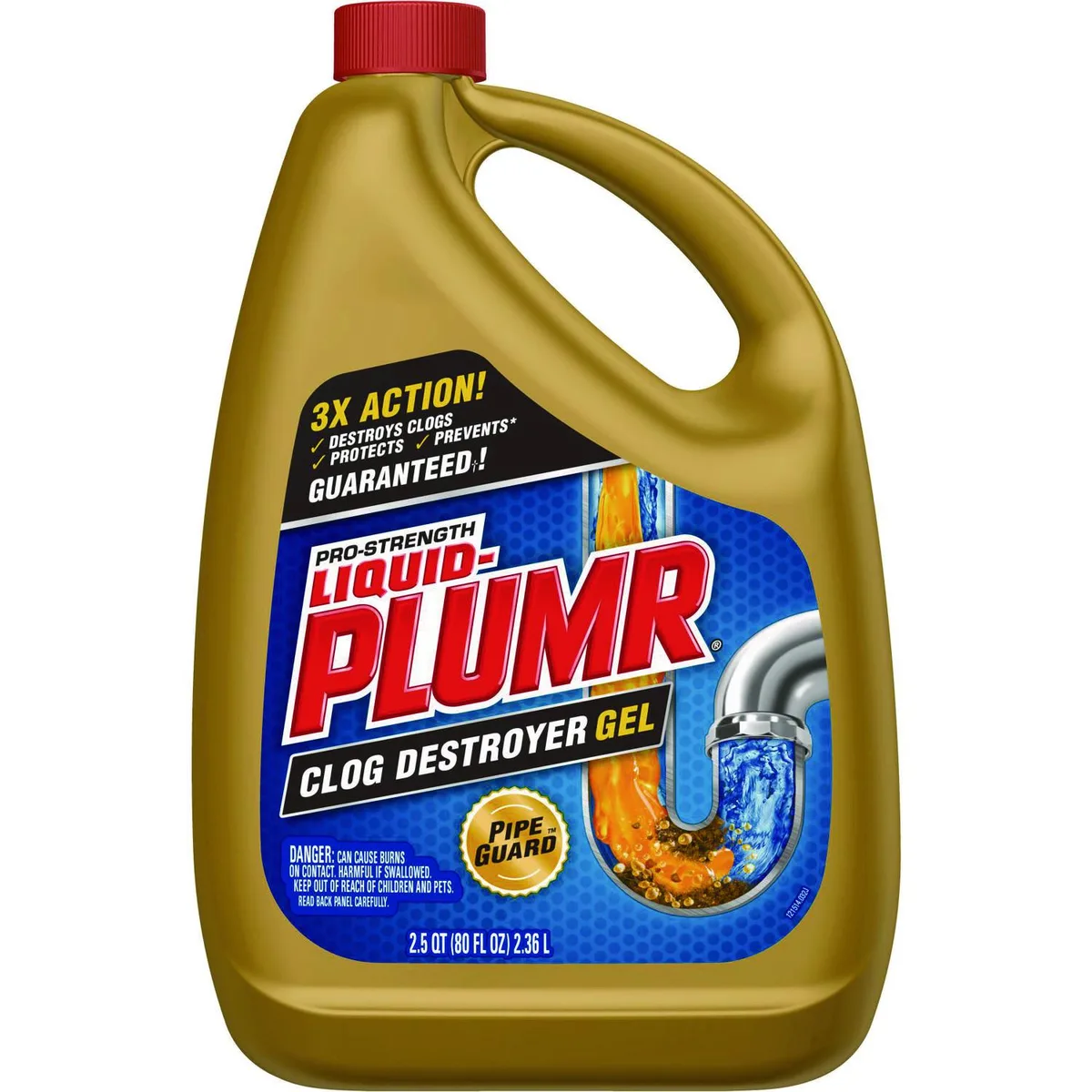 Clorox Clorox 00228 Pro-Strength Full Clog Destroyer Plus PipeGuard Gel 80 oz cleaning — product photo