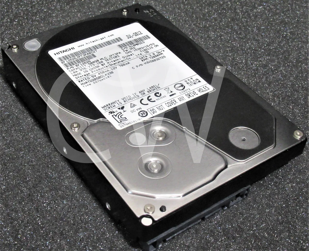 HGST HGST HUA722050CLA330 0F12626 500GB 7200RPM 3Gb/s 3.5" SATA internal hard drive — product photo