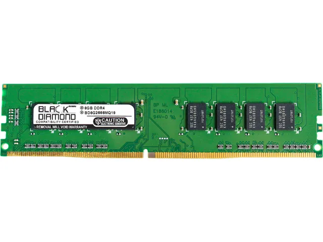 Black Diamond Memory Black Diamond Memory BD8G2666MQ22 8GB DDR4 2666 desktop RAM — product photo