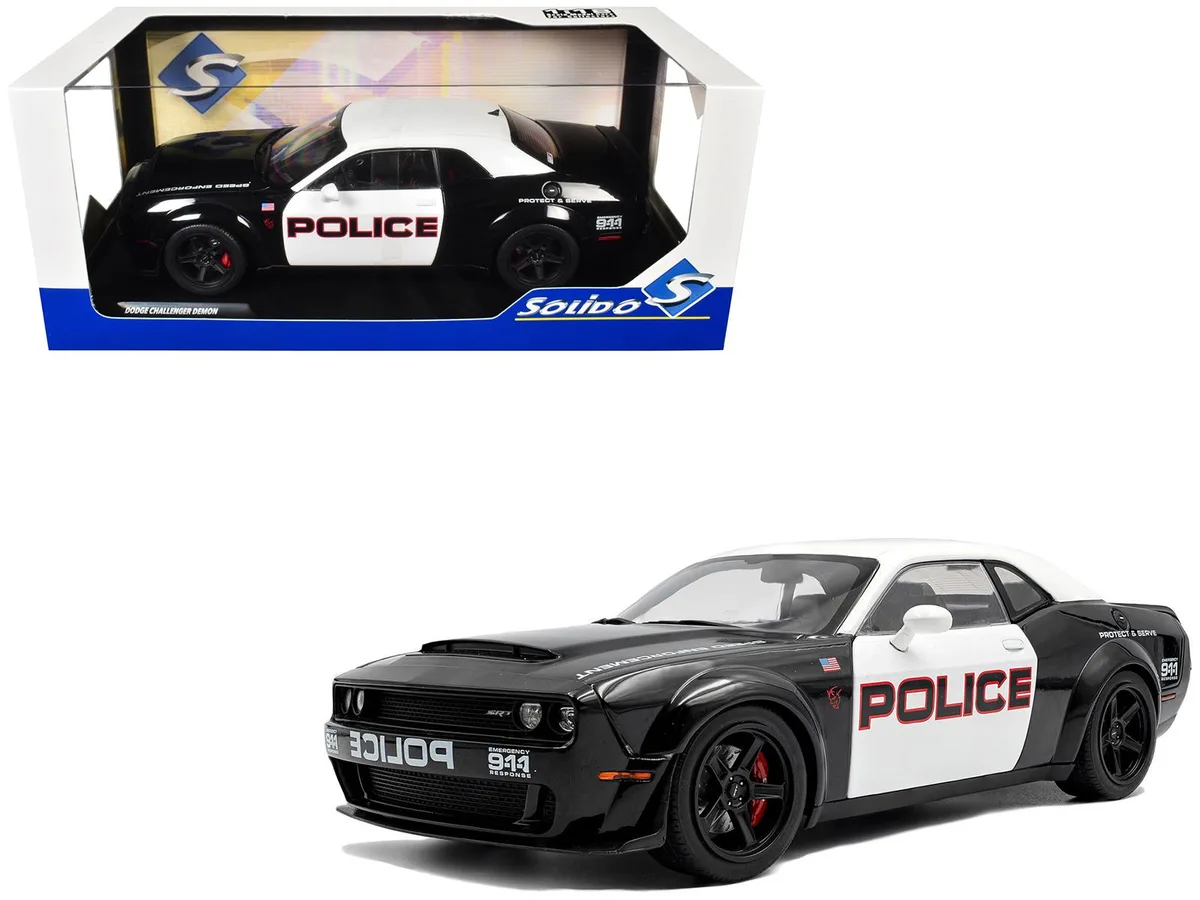 Solido Solido 2023 Dodge Challenger Demon Police 1/18 Diecast — product photo