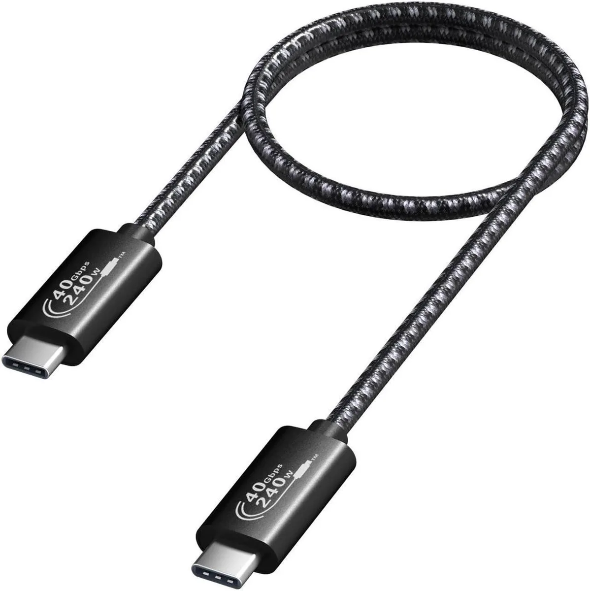 SMUGDESK SMUGDESK USB4 40Gbps 240W USB C Cable 3.3ft Data Transfer PD Charging 8K Video Thunderbolt 3/4 — product photo