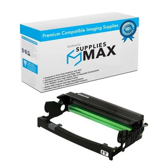 Green cylindrical drum unit in branded box