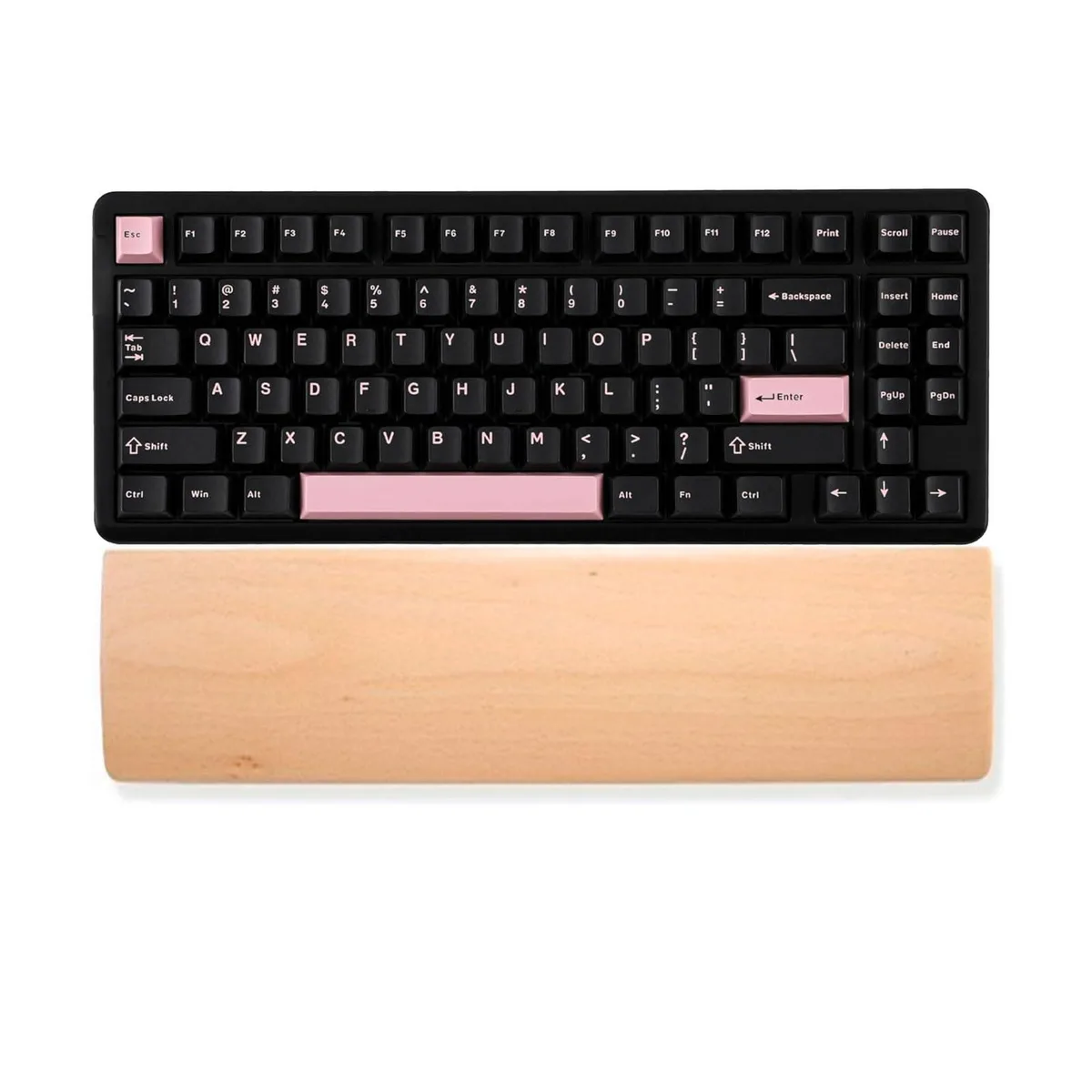  HomeDo HD-WR-61K-60 Wooden Wrist Rest 61 Key 60% — product photo