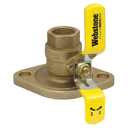 Webstone Webstone 41406HV 1-1/2" Brass Rotating Ball Valve 600 psi — product photo