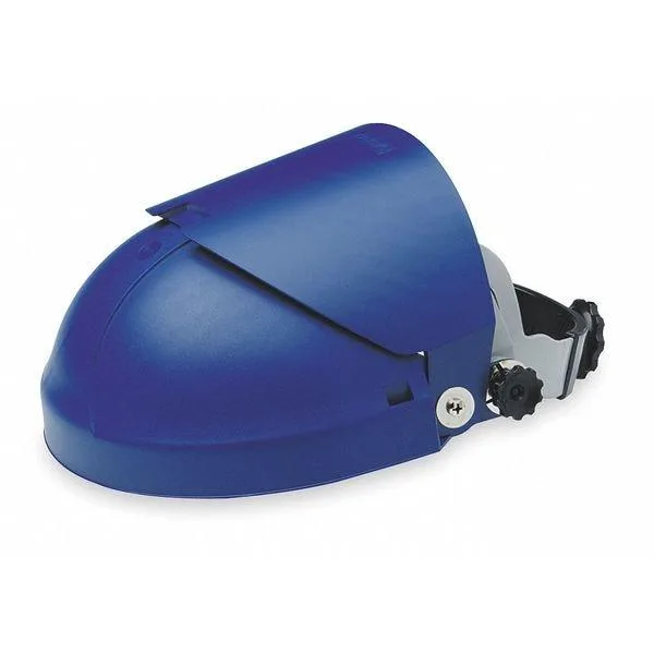 Blue ratchet headgear with extender, dielectric protection
