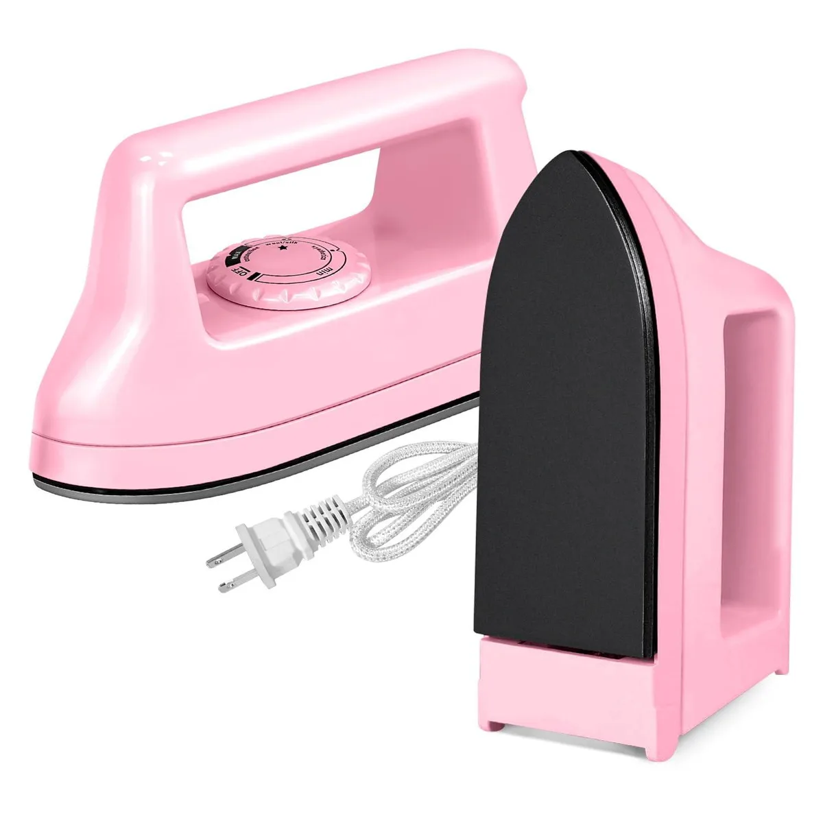 DNBeffulgent DNBeffulgent Mini Iron 100 Pink Cordless 110V 6.49x3.74x2.6in — product photo
