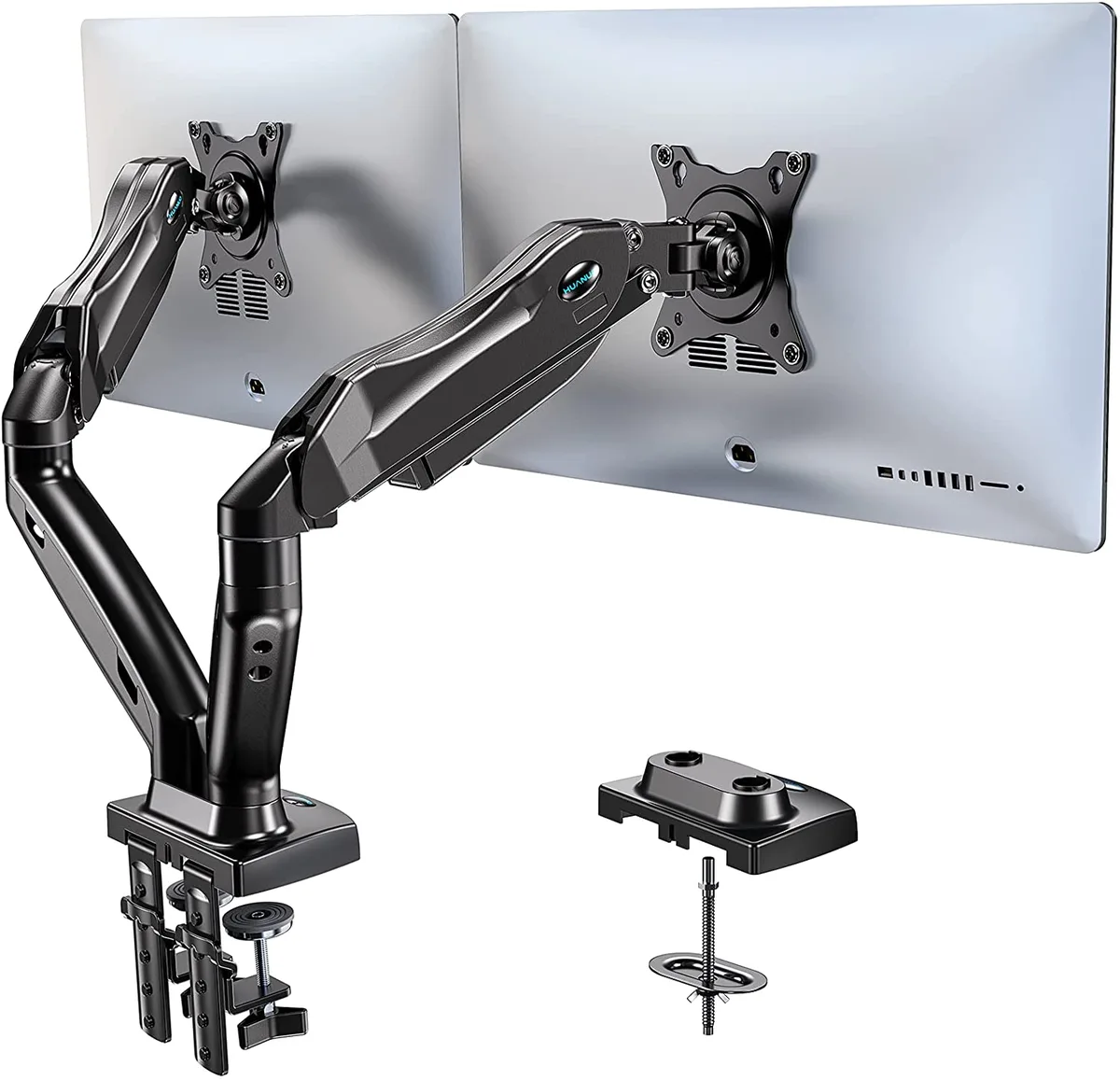 THE ORDINARY THE ORDINARY Dual Monitor Stand HNDS6 Gas Spring Bracket 17-27 Inch 4.4-14.3lbs — product photo