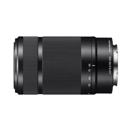 Sony Sony SEL55210/B E 55-210mm f/4.5-6.3 OSS camera lens black 49mm — product photo