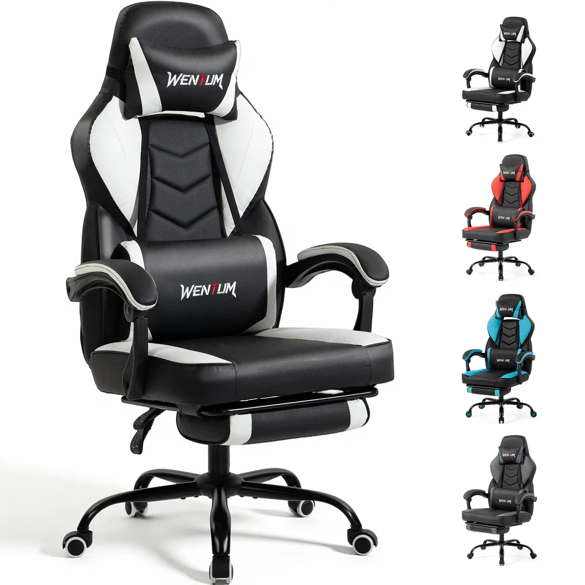 VANBOW VANBOW Big and Tall Gaming Chair 350lb White — product photo