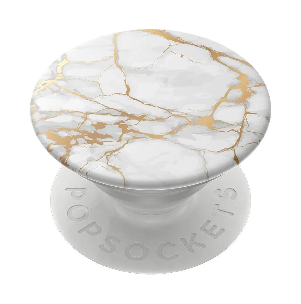 Popsockets 801632 Gold Lutz Marble adhesive phone grip — product photo