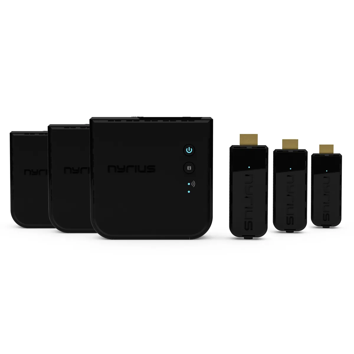 Nyrius Nyrius ARIES Prime NPCS549Q3 Wireless HDMI Kit 1080p 30ft Pack of 3 — product photo
