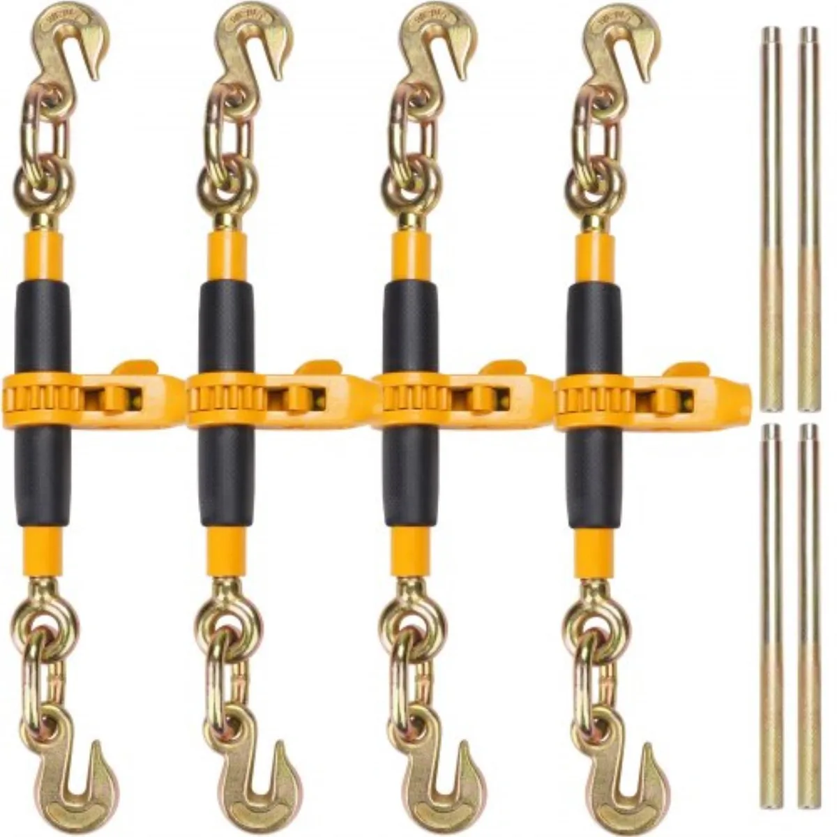 VEVOR VEVOR Ratchet Chain Binder 5/16-3/8 in 7100 lbs 4 Pack — product photo