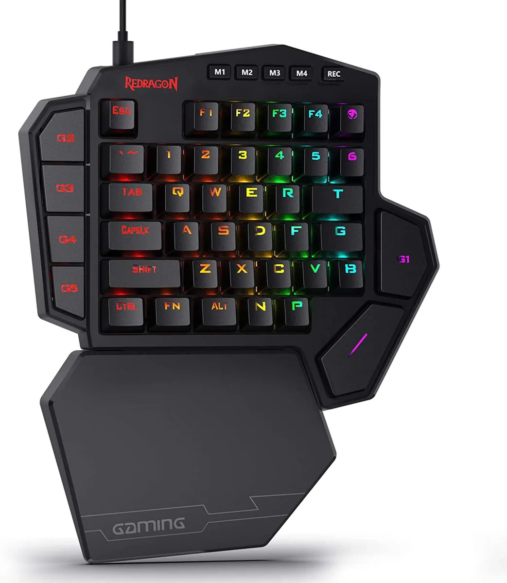 Redragon Redragon K585 DITI One-Handed Mechanical Gaming Keyboard, Red Switch, 42 Keys — product photo