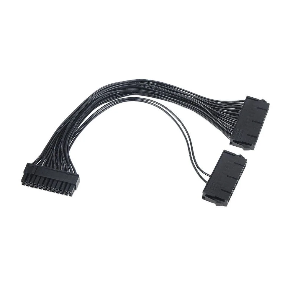TeKit TeKit Dual PSU ATX 24-Pin 20+4 Male to 2×24 Female Splitter 30 cm 2000 W 18 AWG — product photo
