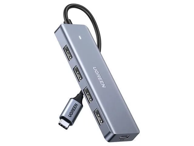 LORDWORLD LORDWORLD USB-C to USB-A 3.0 Hub 4 Port 0.5ft — product photo