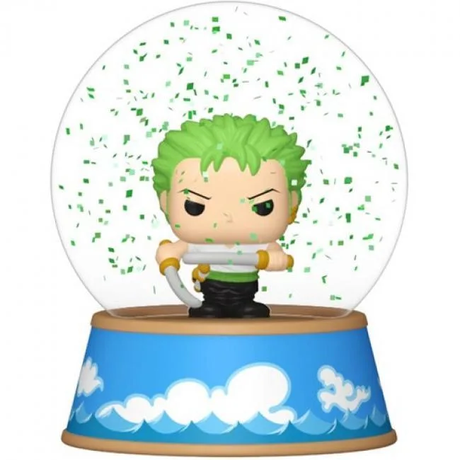 Funko Funko 92277 POP! Mini Glitter Globe One Piece Roronoa Zoro action figure — product photo
