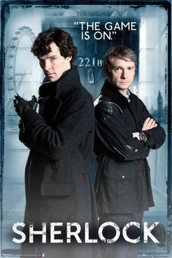 Sherlock The Game Is On poster print 22 x 34 inches on premium heavy stock paper