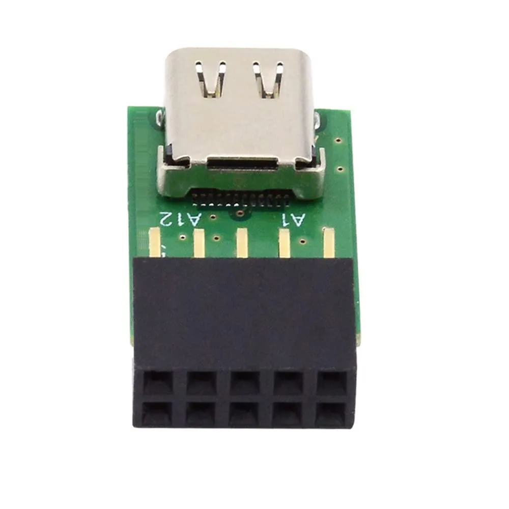 Fervit Fervit USB 3.1 Type-C Female to USB 2.0 9/10-pin Header Adapter — product photo