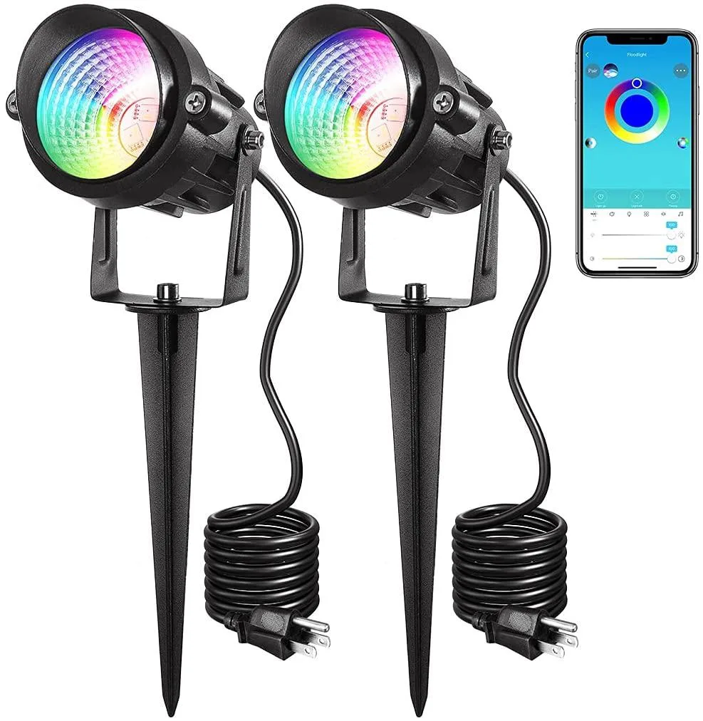 OmaiLighting OmaiLighting 2 Pack Landscape Lighting 1600 Lumens Black Path Light — product photo