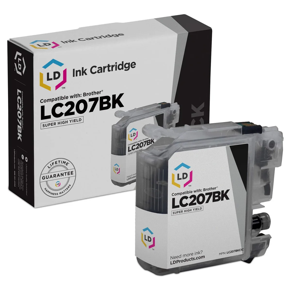 LD Products LD Products LC207BK Compatible Ink Cartridge Black 1200 Pages — product photo
