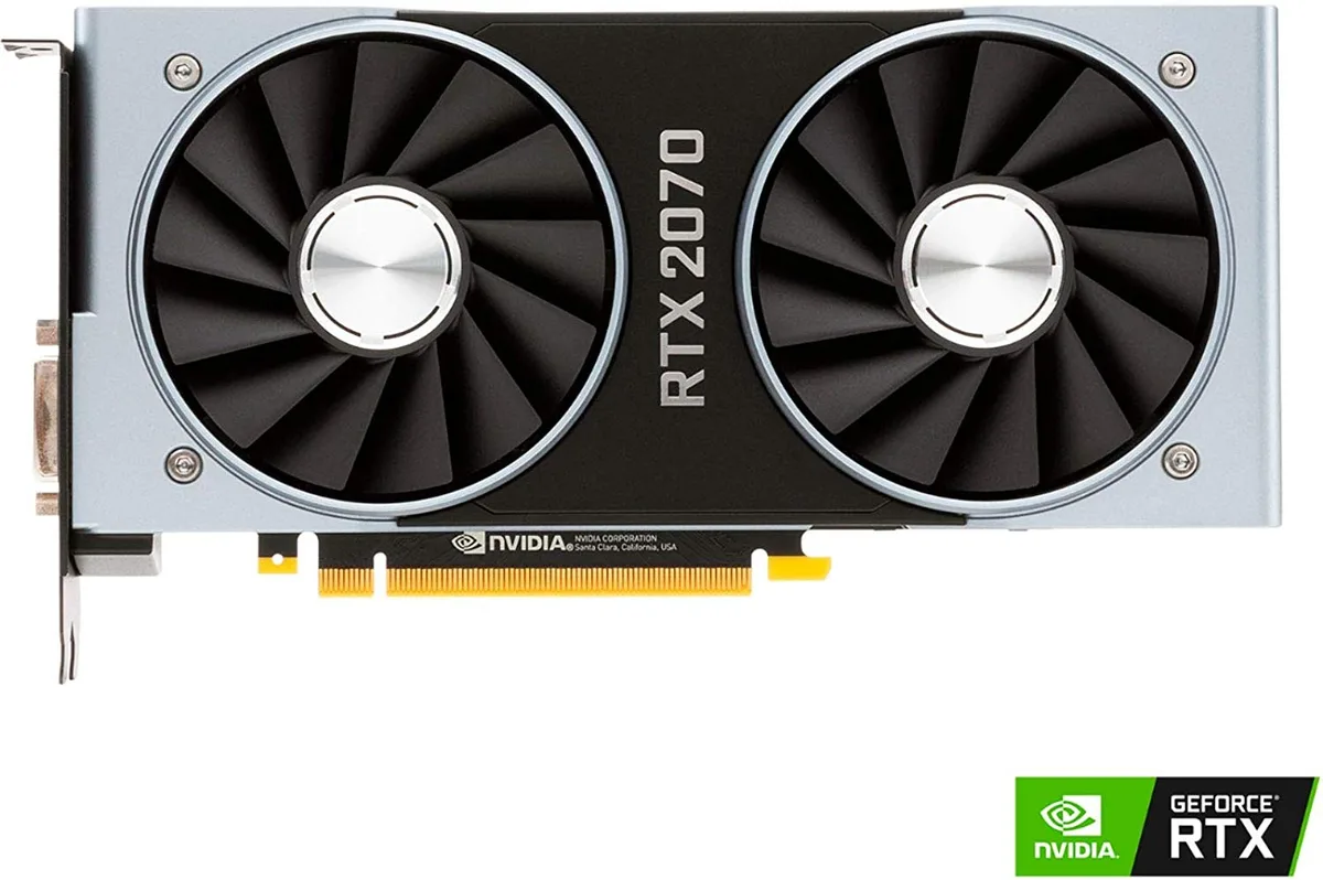 NVIDIA NVIDIA GeForce RTX 2070 Founders Edition 8GB GDDR6 graphics card — product photo