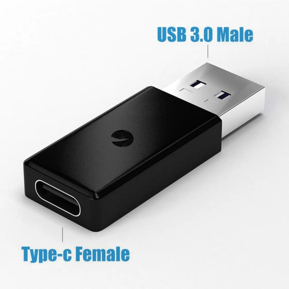 Graviton Graviton USB 3.0 to USB 3.1 Type C Female Adapter Black TS-TC004 — product photo