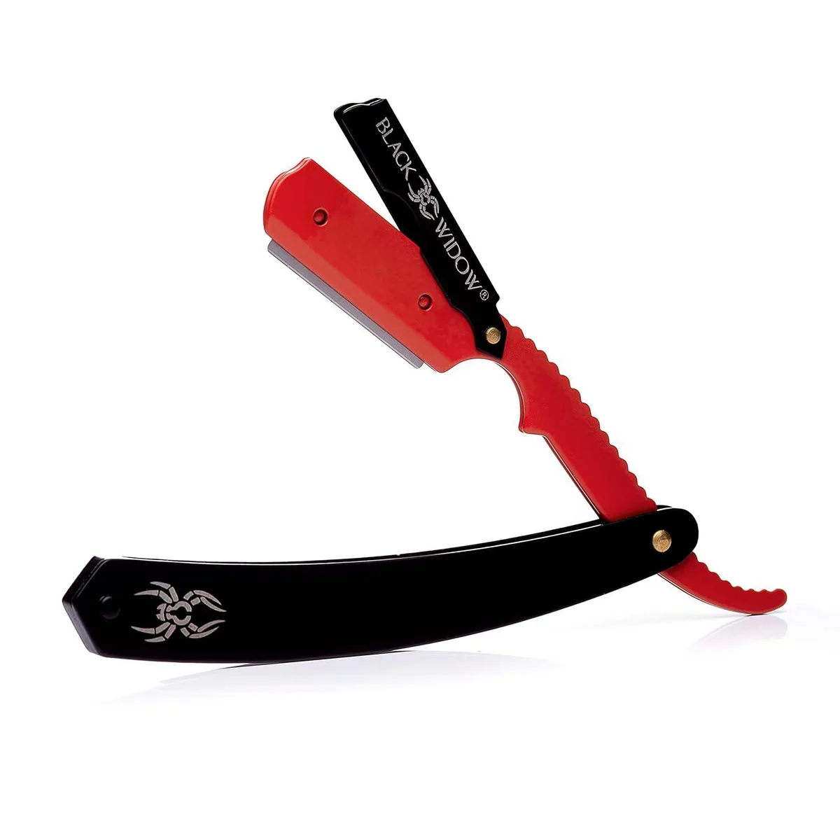 TAURKENAM TAURKENAM Shavette Matte Black Red 1.5 mm 10 Blades 20 Single-Edge — product photo