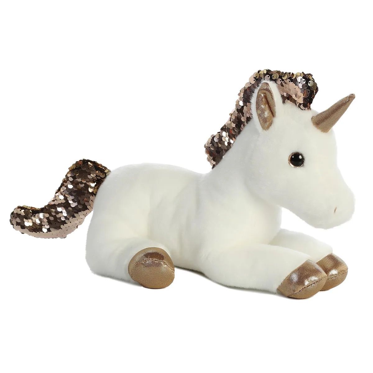 Aurora World, Inc. Aurora World Rose-Gold Unicorn 11" Plush — product photo