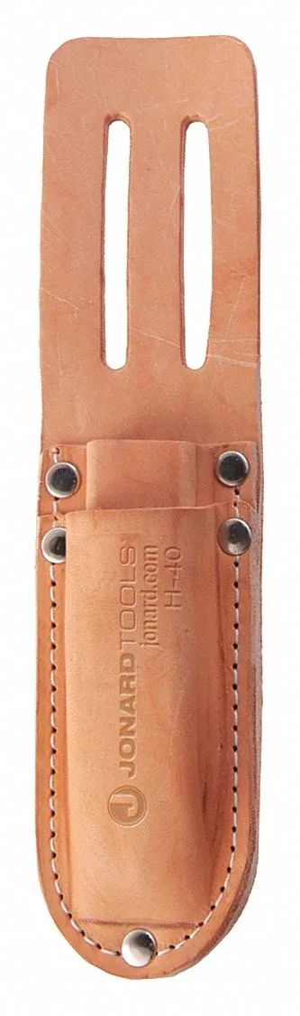 Jonard Jonard Tool Pouch Leather Tan 13/16 x 3 x 9 In — product photo