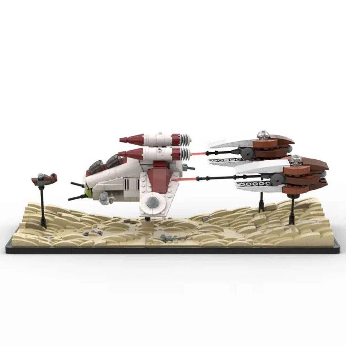ZITIANYOUBUILD ZITIANYOUBUILD C5126 Escape Speeder Chase LAAT 1117 Parts — product photo