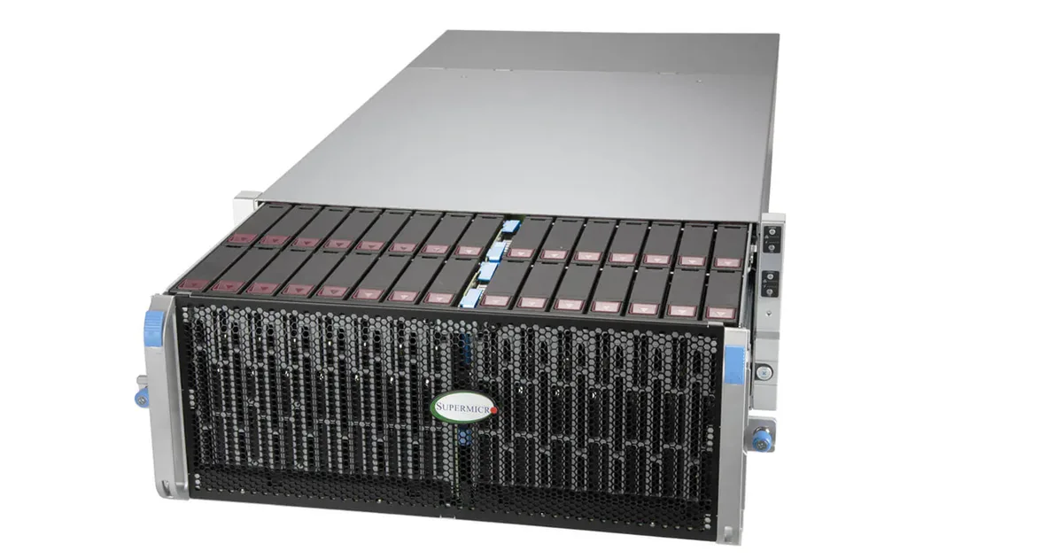 Supermicro Supermicro 640SP-E1CR60-G1-OTO-10 rack server dual Xeon 4310 60-bay 2000W — product photo