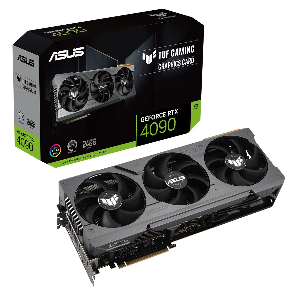 ASUS ASUS TUF Gaming GeForce RTX 4090 24GB OC Edition graphics card — product photo