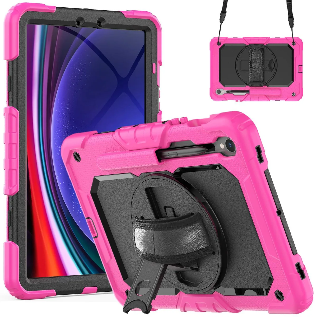 Timoom Timoom Heavy Duty Case for Samsung Galaxy Tab S10 FE/S9 FE 10.9"/S9 11", Rose — product photo