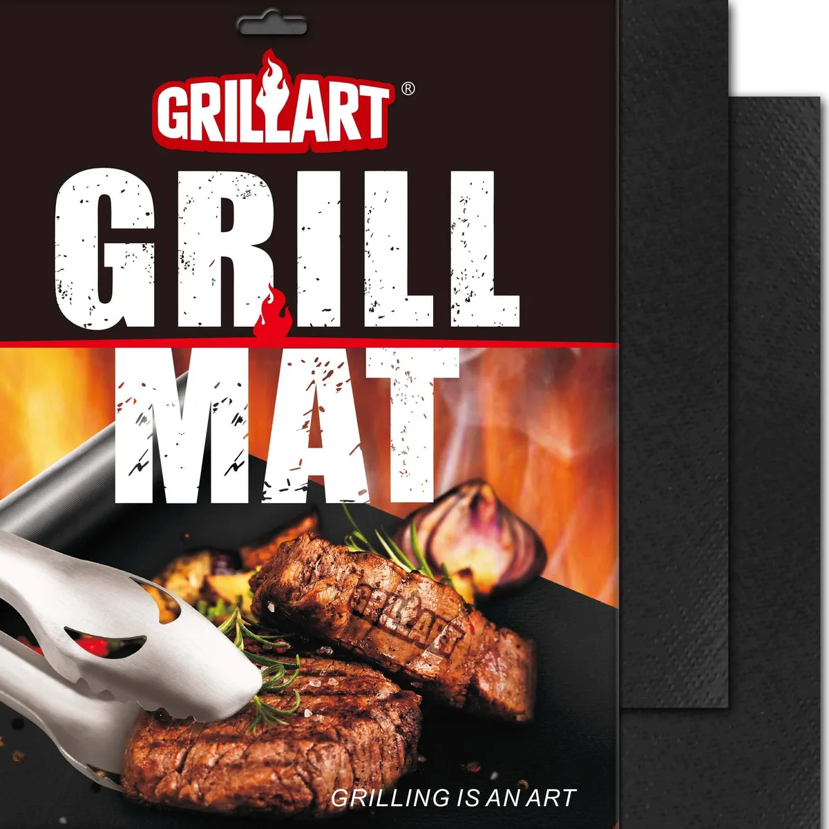Healthy Living Non-Stick Grill Mats Set of 2 0.39mm 600° — product photo