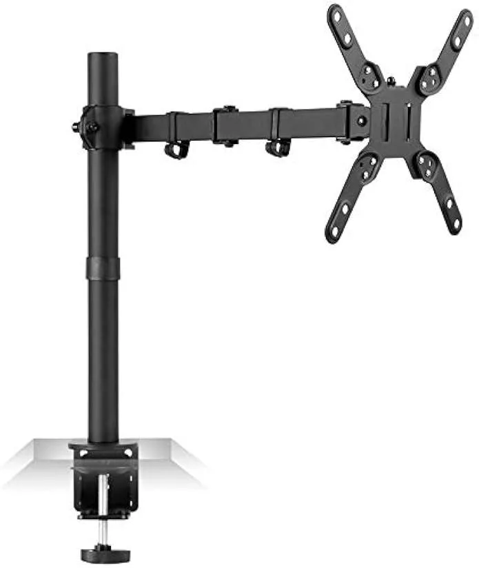 TAURKENAM TAURKENAM Monitor Stand VESA 200 13-42 Inch 22 lbs Full Motion Clamp Grommet — product photo