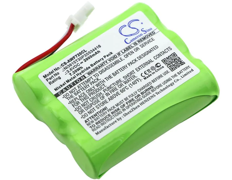 Cameron &amp; Co Cameron &amp; Co DS-CS-AWF720CL 3.6V 2000mAh Ni-MH Green telephone accessory — product photo