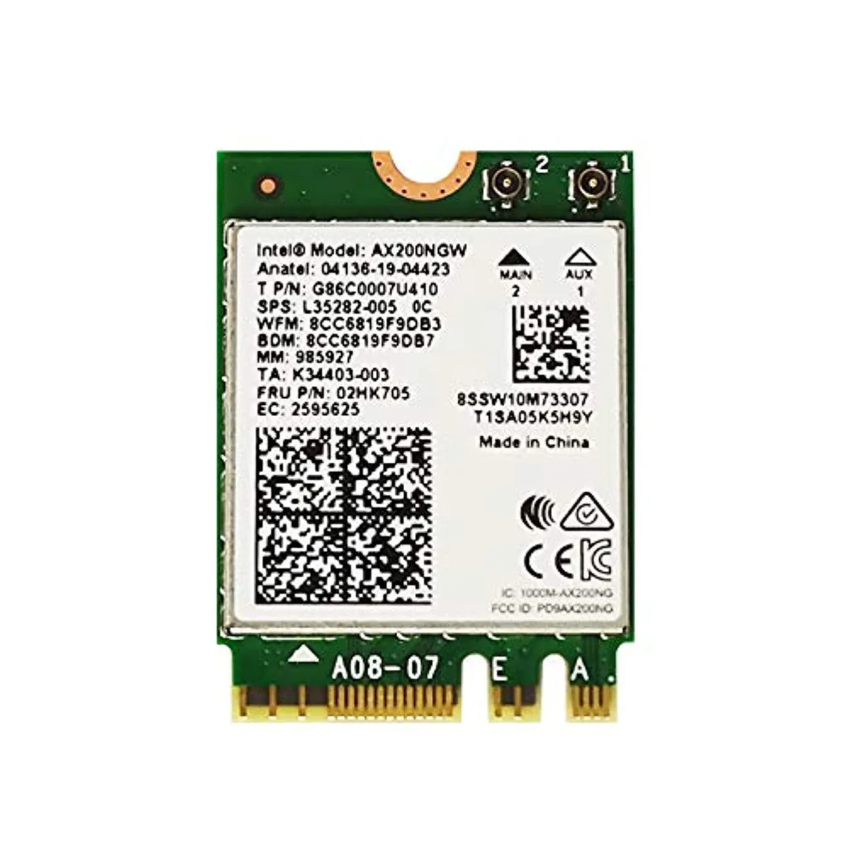 POINWER POINWER AX200NGW Wi-Fi 6 network card — product photo