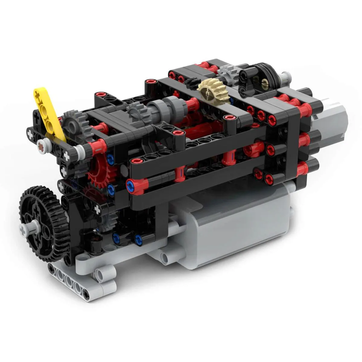 ZITIANYOUBUILD ZITIANYOUBUILD 188 MOC-45647 4-Speed Gearbox Educational Building Set — product photo