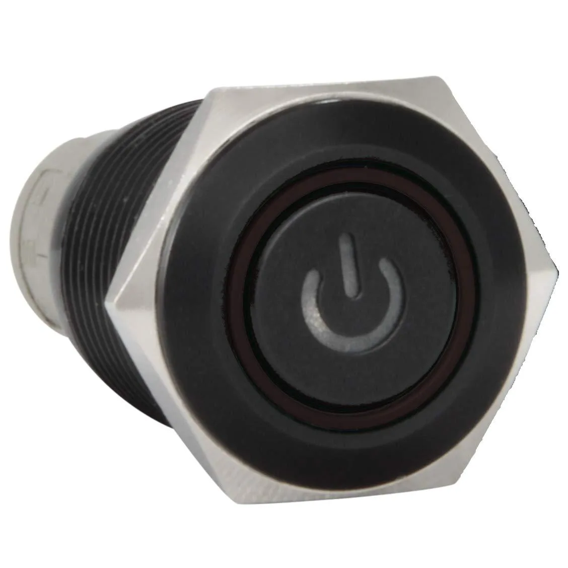 JacobsParts Inc. JacobsParts Inc. LTCH-O3-RED Momentary Pushbutton Disconnect 16mm IP67 250V 3A Red LED — product photo