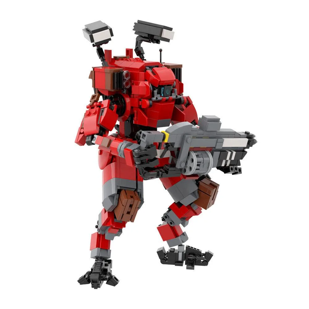 ZITIANYOUBUILD ZITIANYOUBUILD C9582 Red Robot Model Building Set 976 Parts Ages 14+ — product photo