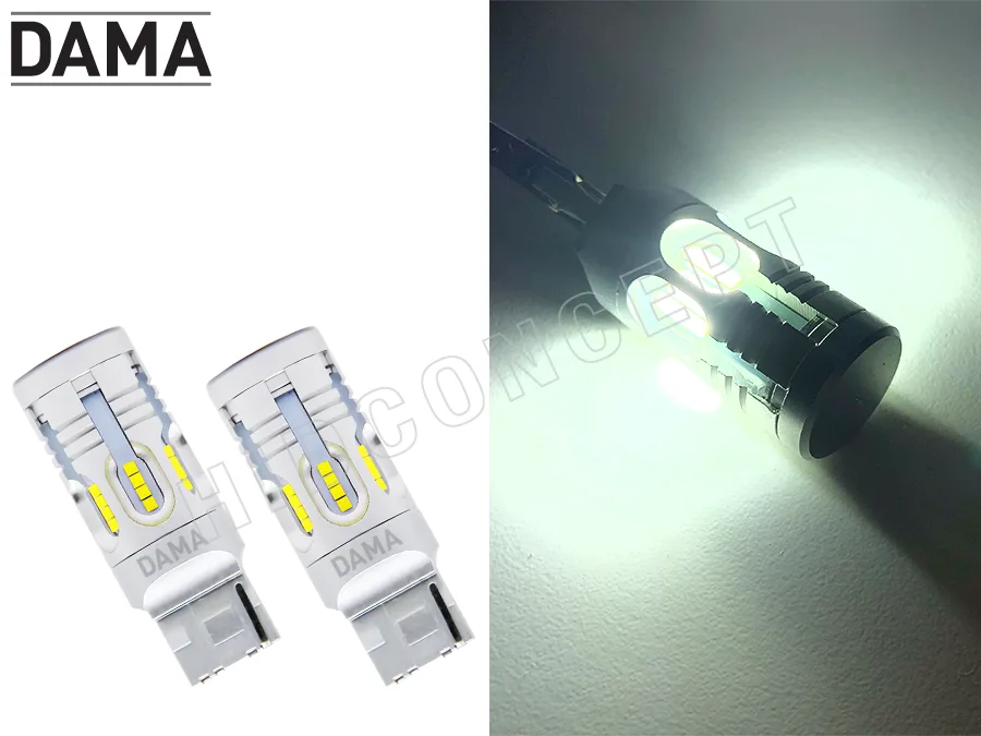 DAMAC DAMAC 7440 Mini LED Tail Light Bulbs 24CSP White Pack of 2 — product photo