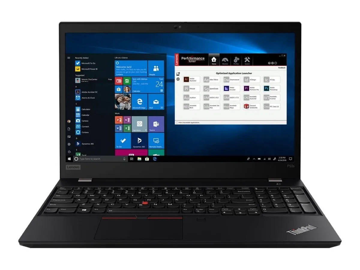 Lenovo Lenovo ThinkPad P53s laptop i7-8565U 40GB RAM 2TB SSD 15.6" FHD Quadro P520 — product photo