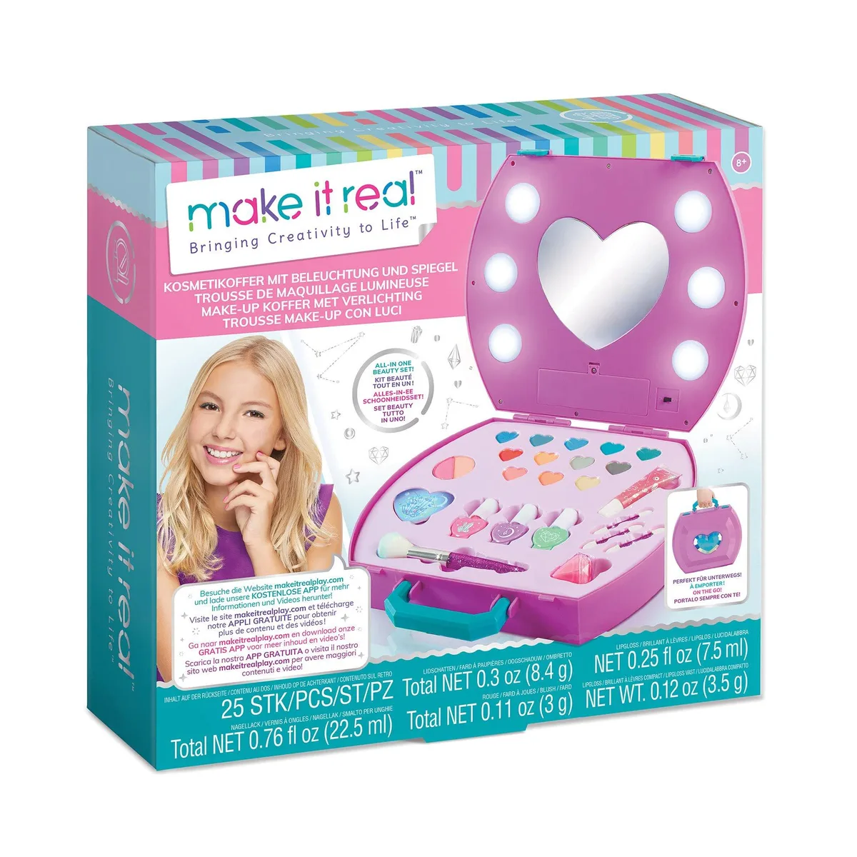 Make It Real Make It Real Light Up Cosmetic Studio educational kit — product photo