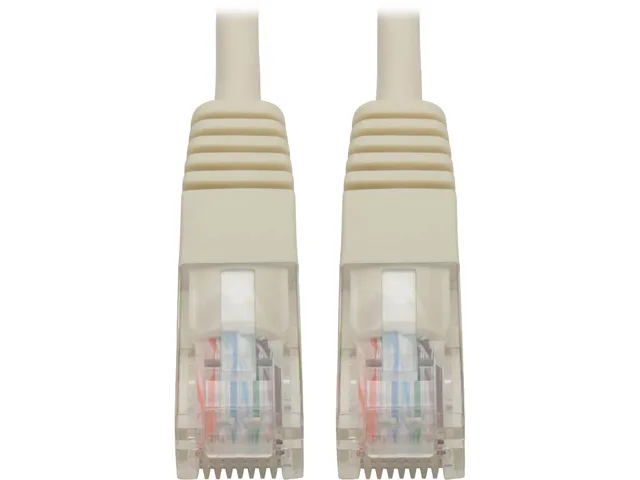 Tripp Lite Tripp Lite N002-025-WH network ethernet cable Cat5e 25 ft white RJ45 male moulded 350 MHz — product photo